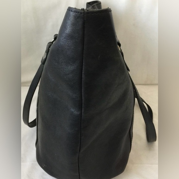PATRICIA NASH Black Leather Benvenuto Tote - Picture 10 of 10